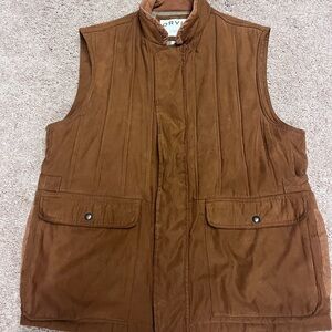 Orvis Vest microsuede size large lined